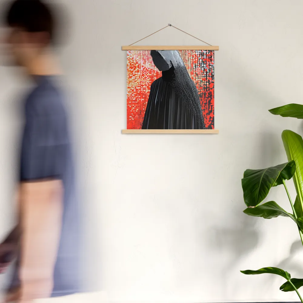 Veil of Modernity | Poster With Oak Wood Hanger | 18″×18″