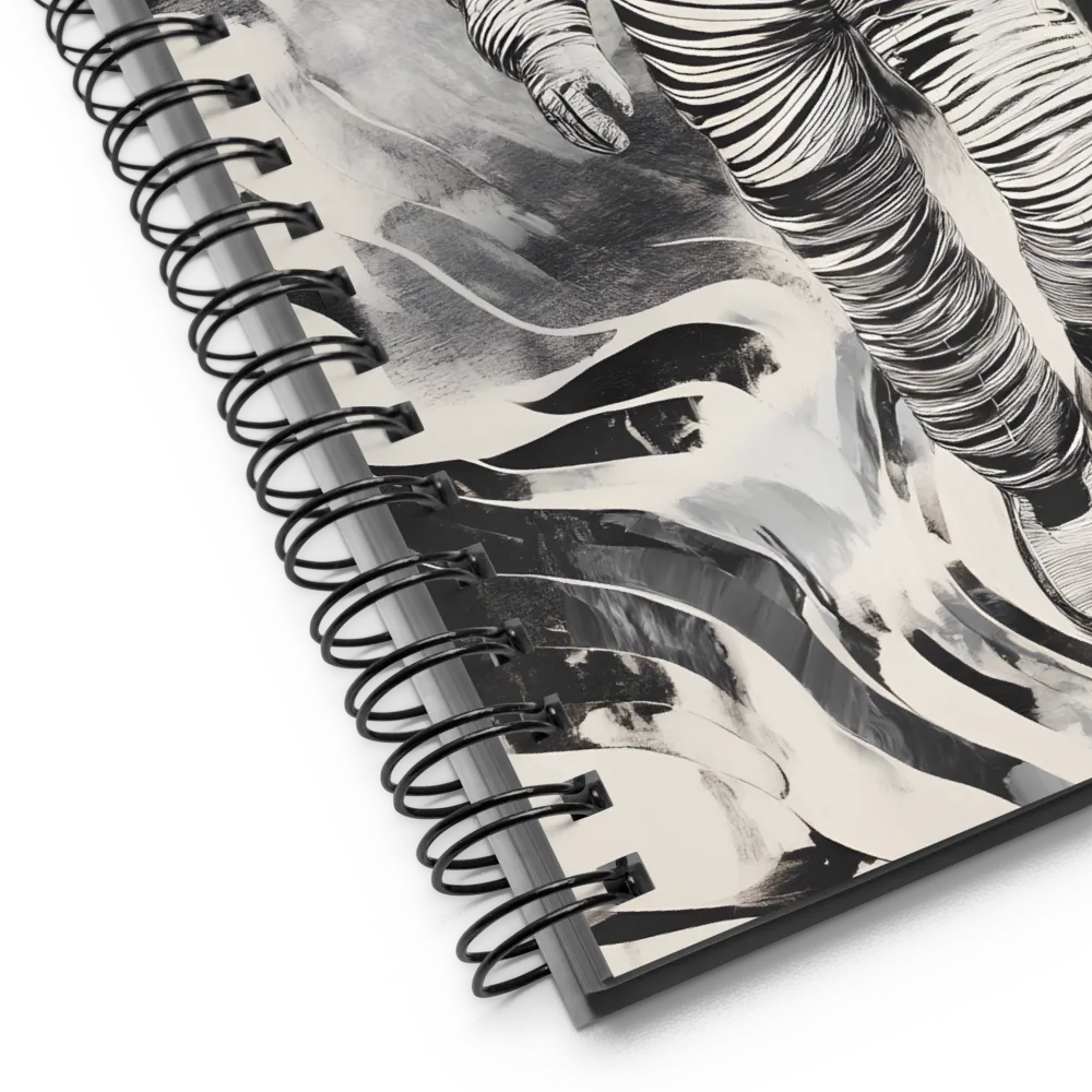 Ethereal Journey of the Astronaut | Spiral Notebook