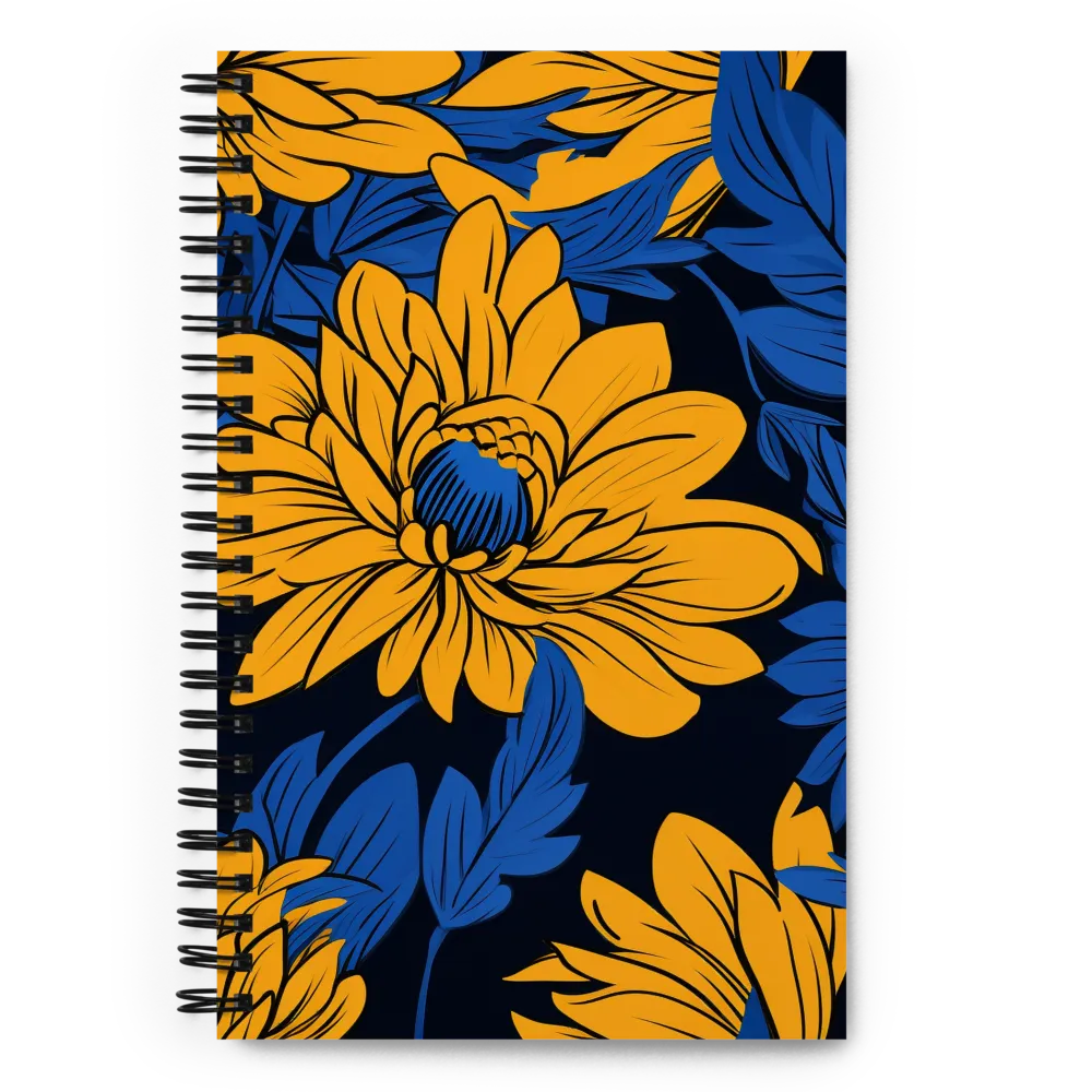 A Symphony of Blooms | Spiral Notebook