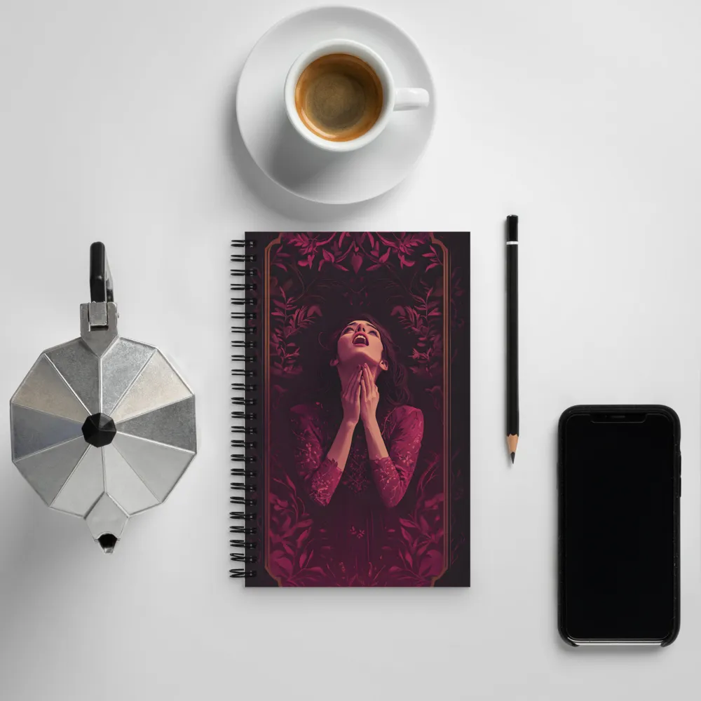 Veil of Anguish | Spiral Notebook