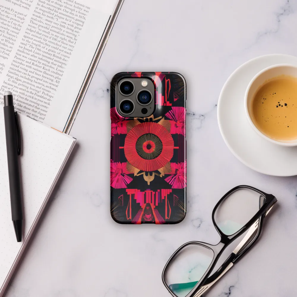 Dynamic Geometric Symphony | Phone Case |  14 Pro | Snap Case | Glossy