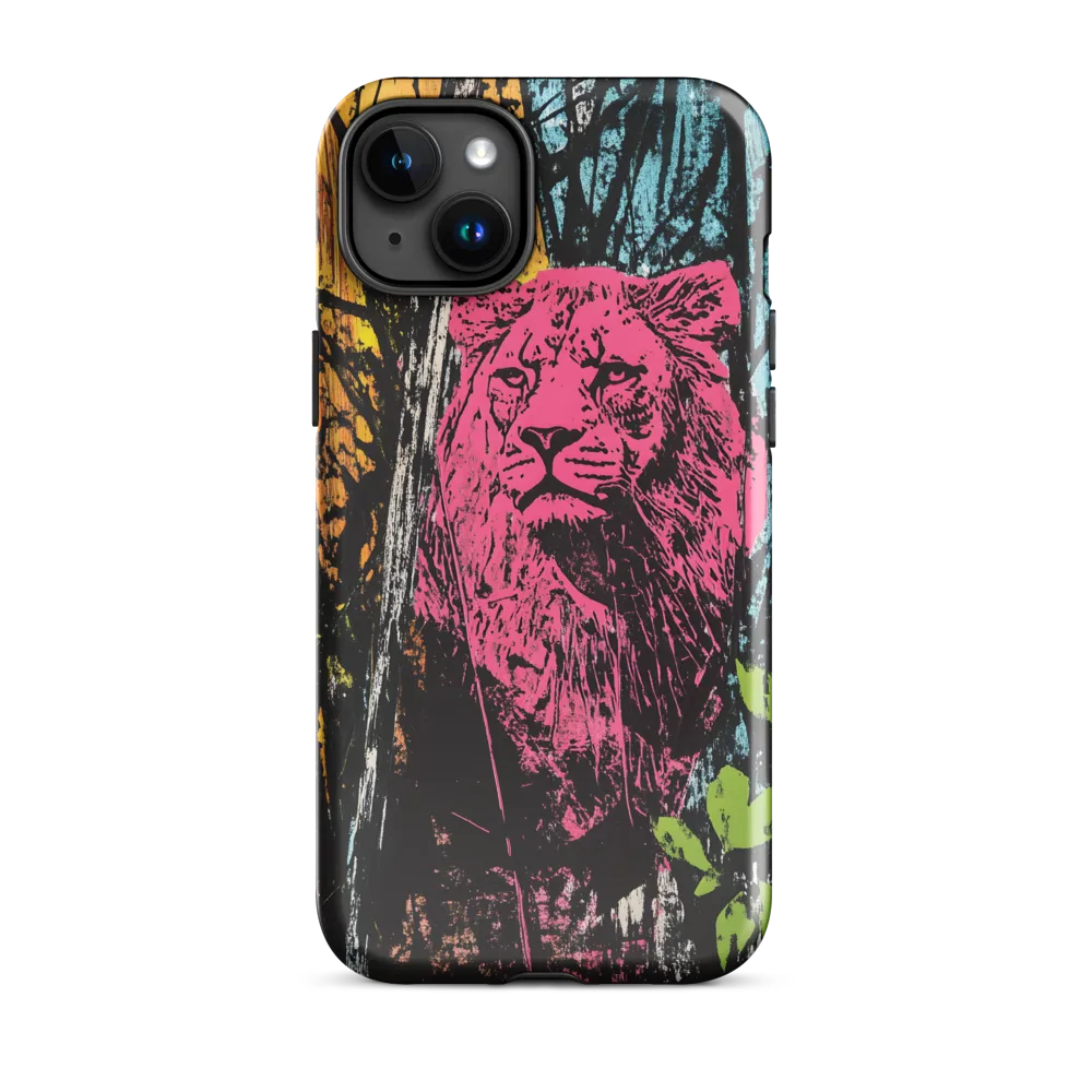 Fierce Vibrance: The Pink Lion