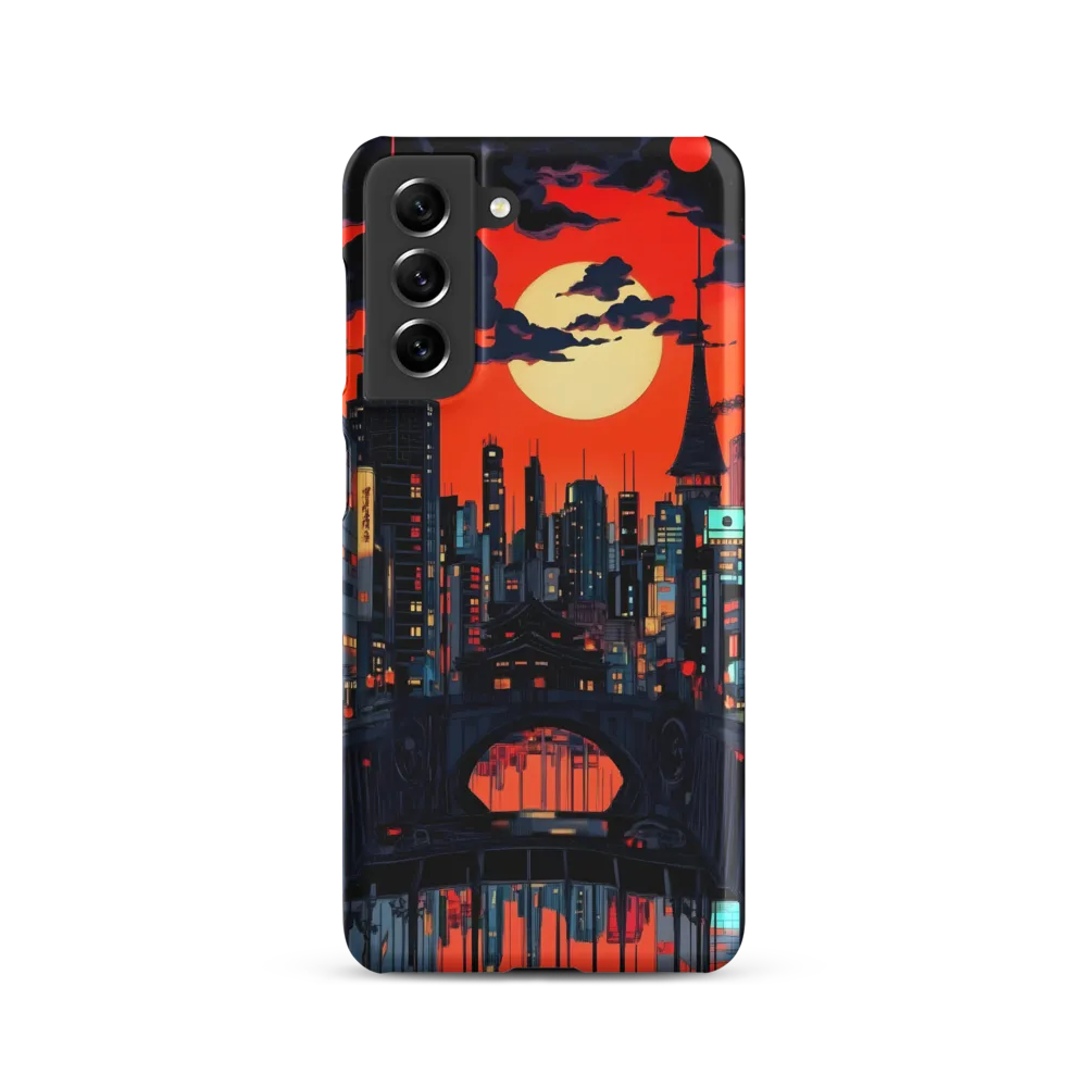 Nightfall in a Neon City