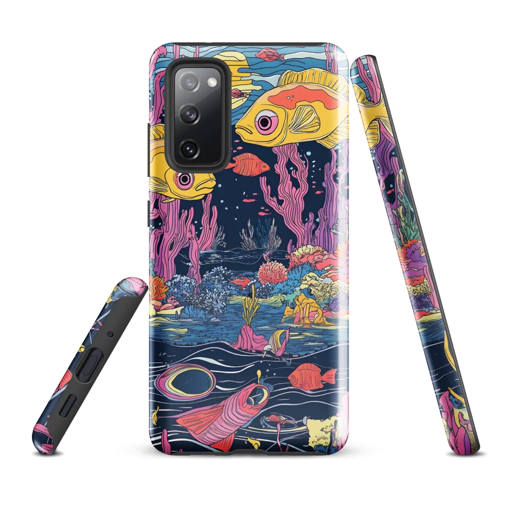 Underwater Dreamscape: A Playful Encounter | Phone Case |  S20 FE | Tough Case | Glossy