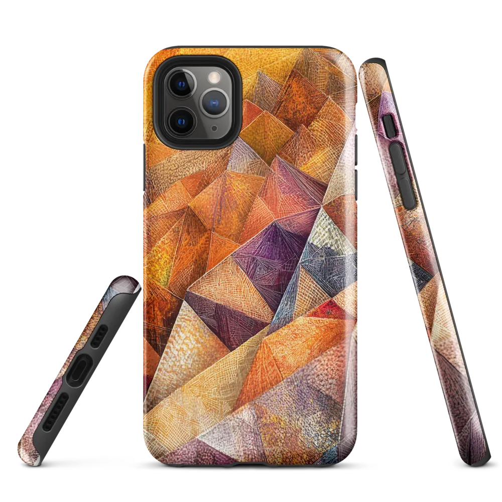 Geometric Warmth | Phone Case |  11 Pro Max | Tough Case | Glossy