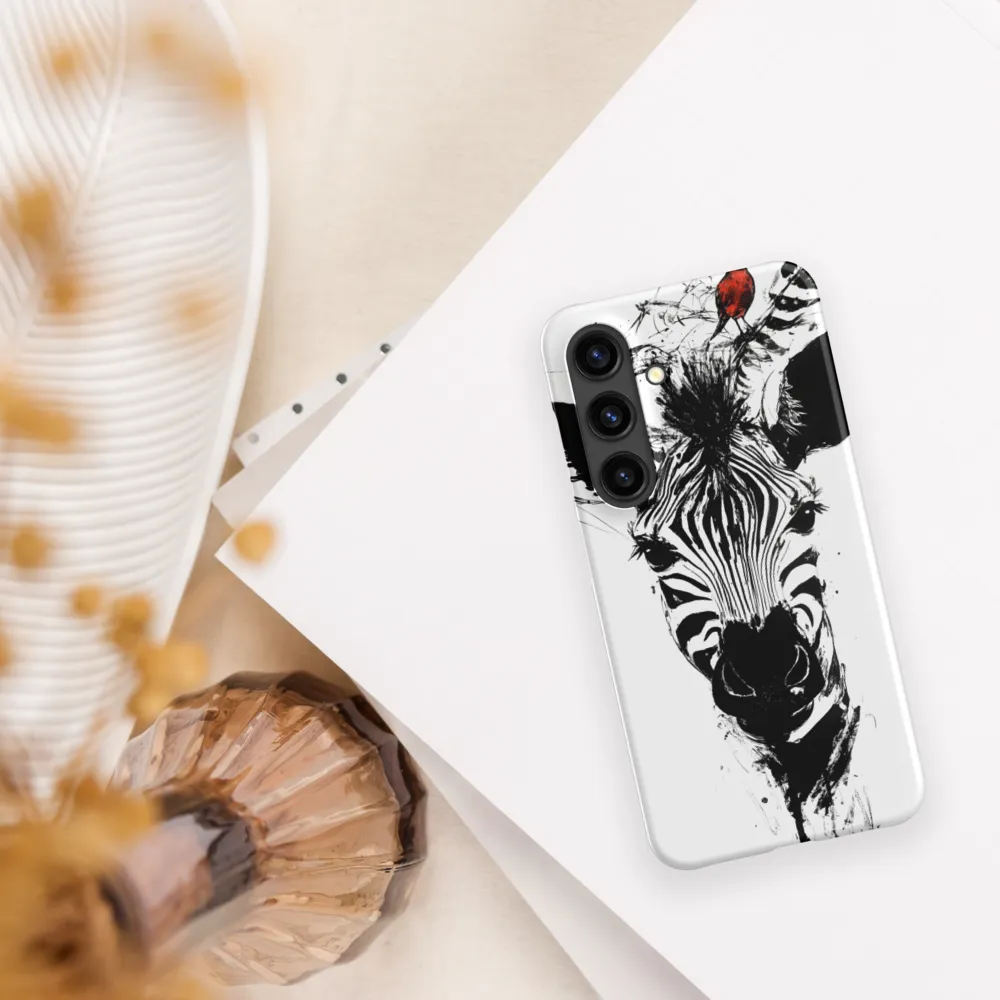 Majestic Stripes and Feathered Companions | Phone Case |  S24 | Snap Case | Matte
