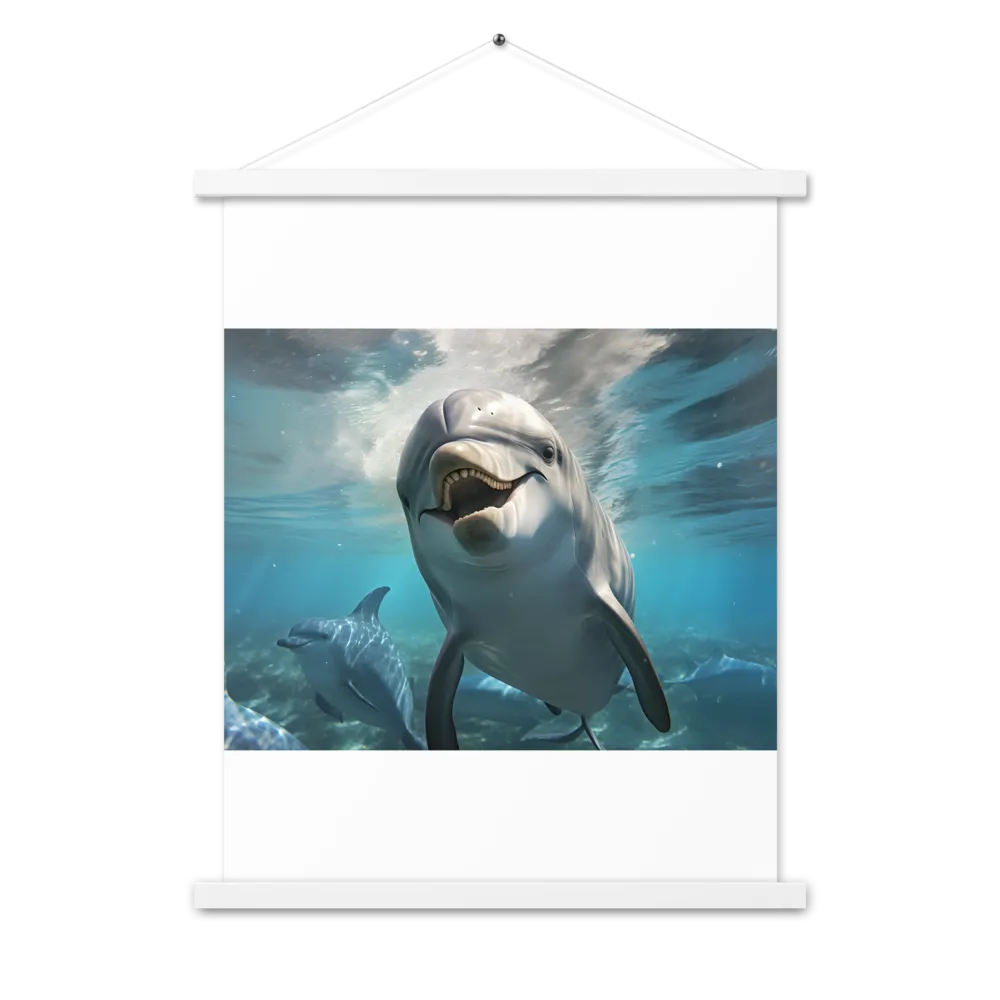 Beneath the Waves: A Dolphin's Dance