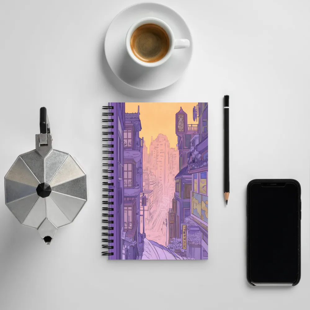 Echoes of Urban Harmony | Spiral Notebook