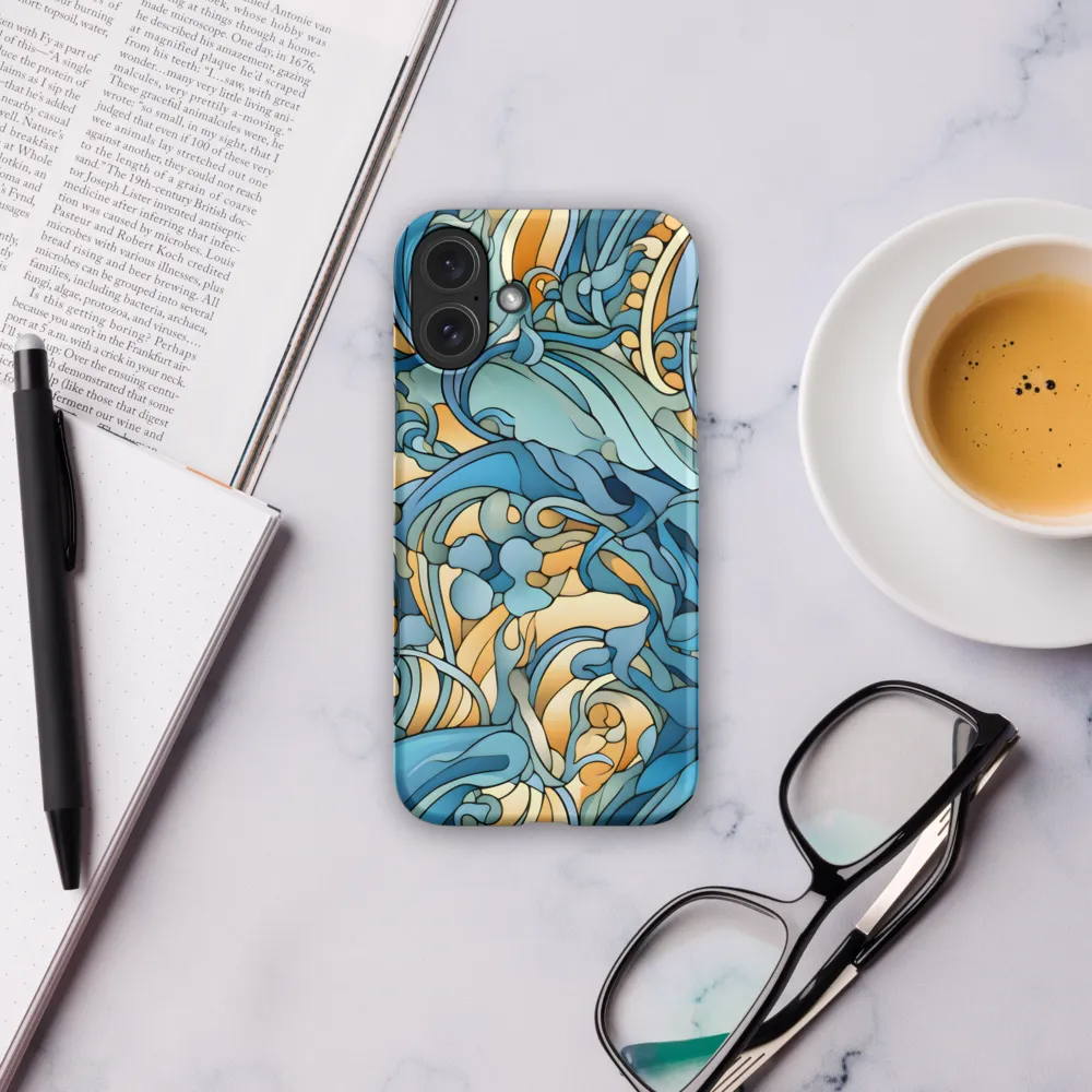 Dancing Waves of the Ocean | Phone Case |  16 Plus | Snap Case | Matte