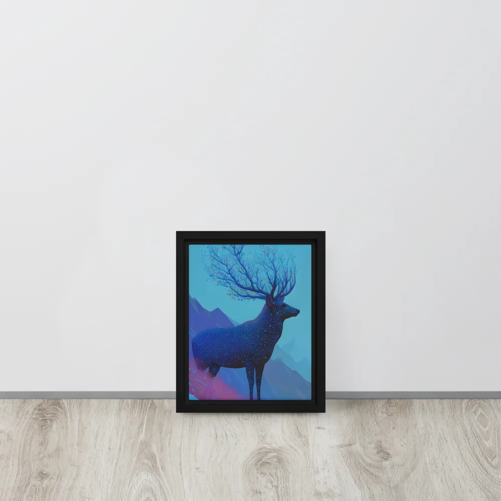 Ethereal Harmony | Canvas with Black Frame | 8″×10″