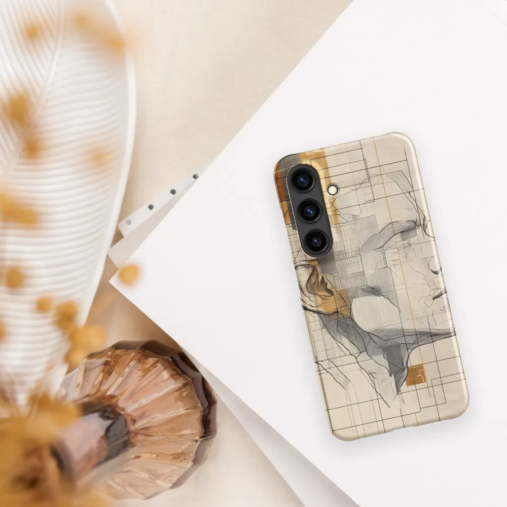 Geometric Reverie | Phone Case |  S24 | Snap Case | Matte