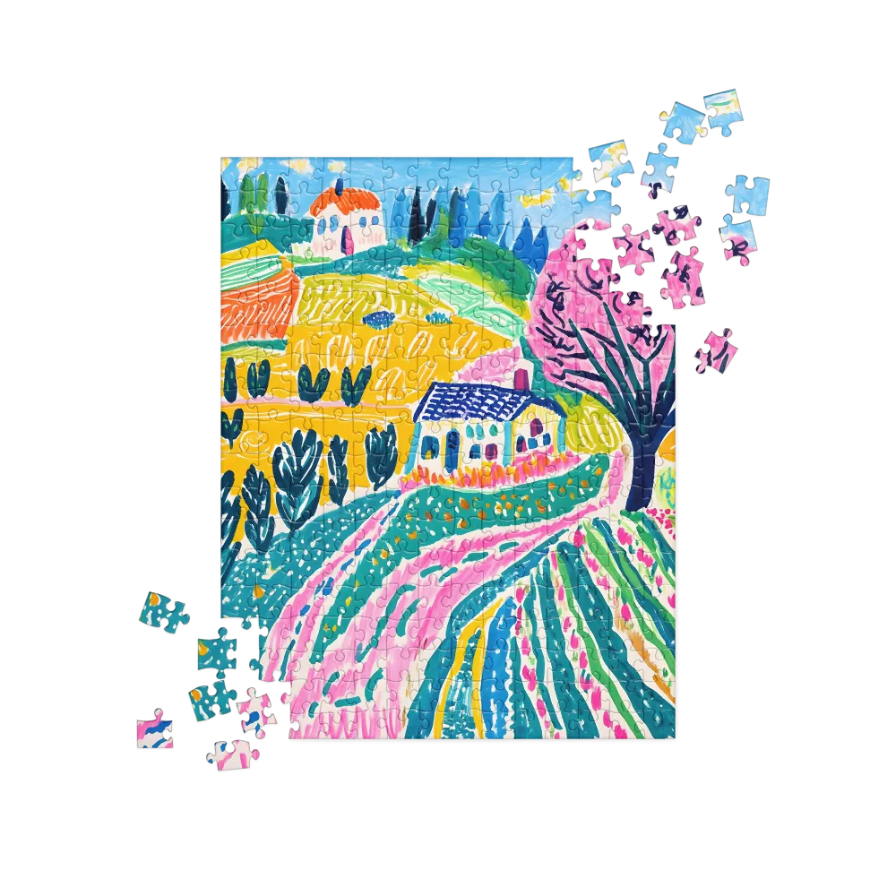 Vibrant Countryside Dreams | Jigsaw Puzzle | 252/520 pieces