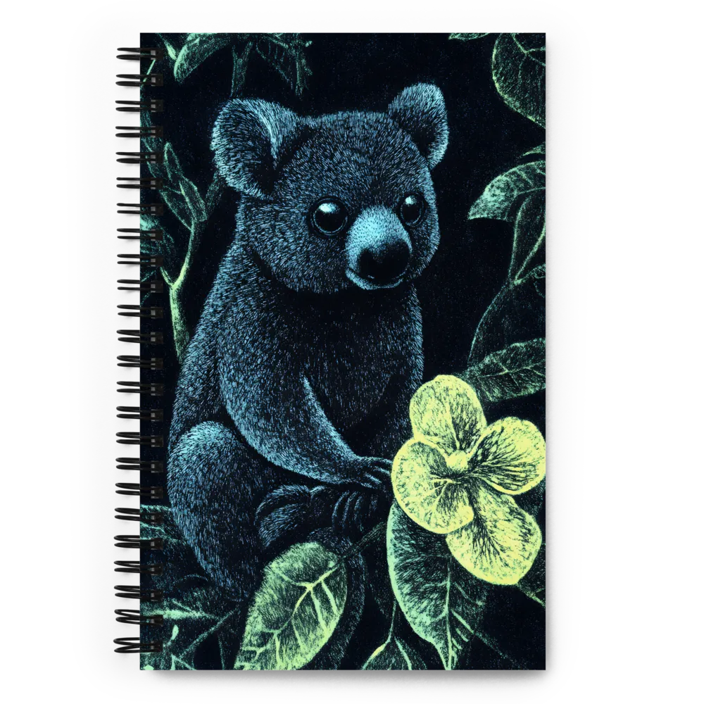 Whispers of Nature: The Enigmatic Koala | Spiral Notebook