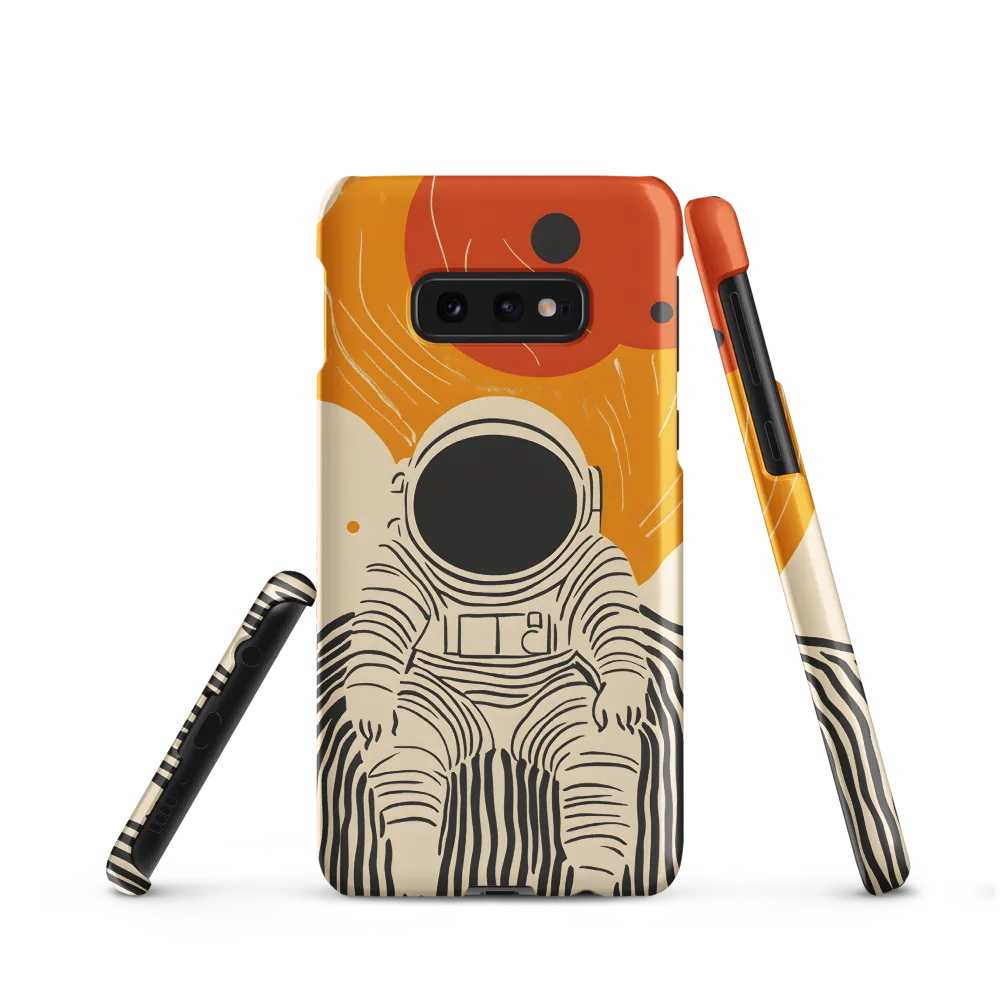 Astronaut in Cosmic Thoughts | Phone Case |  S10e | Snap Case | Matte