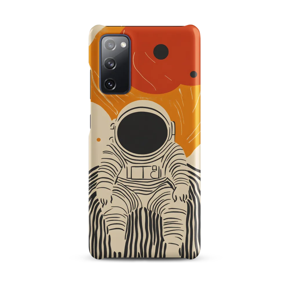 Astronaut in Cosmic Thoughts | Phone Case |  S20 FE | Snap Case | Matte