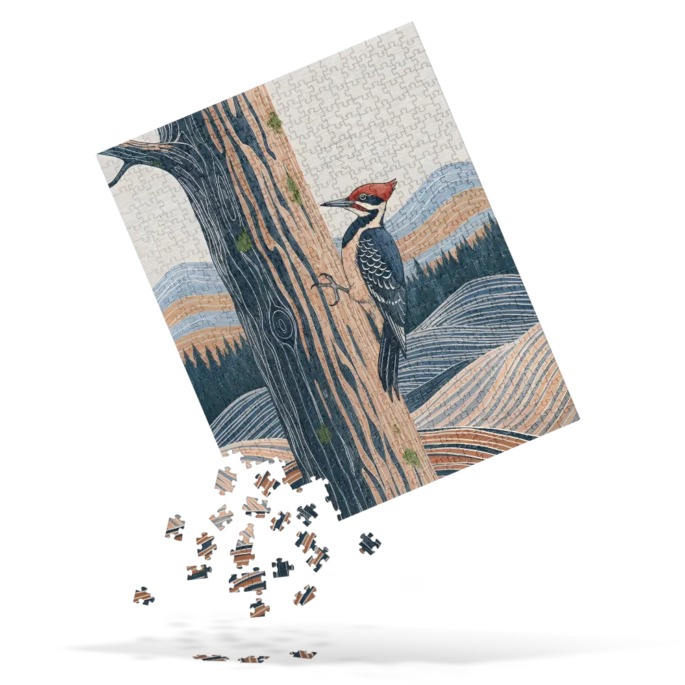 Woodland Woodpecker 
 Jigsaw Puzzle