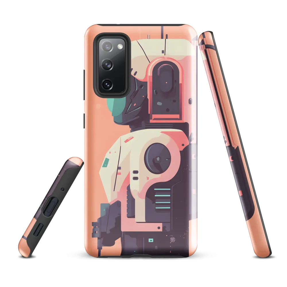 Futuristic Astronaut Bot | Phone Case |  S20 FE | Tough Case | Glossy