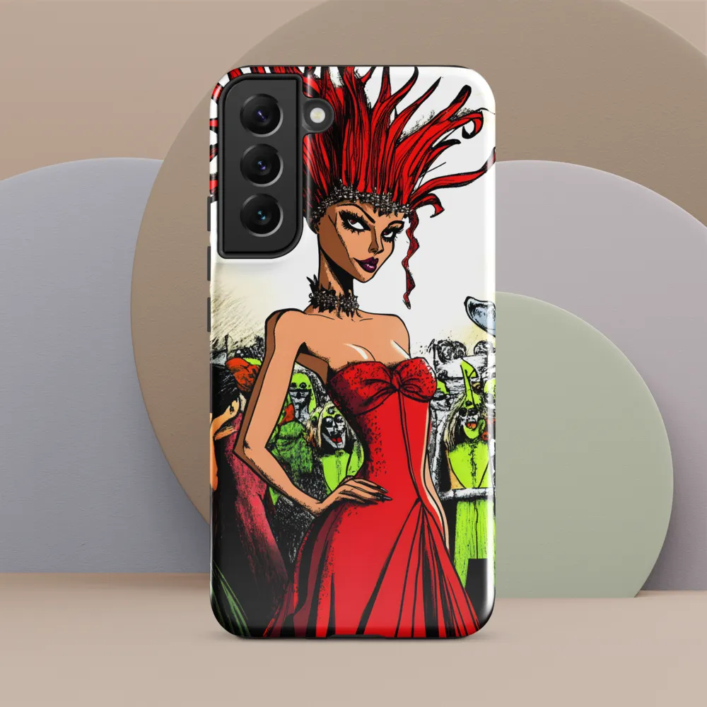 Fiery Elegance: A Fashion Statement