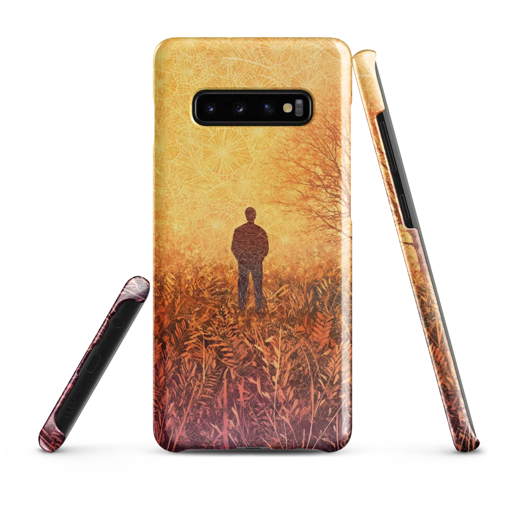 Contemplation in a Surreal Landscape | Phone Case |  S10 Plus | Snap Case | Glossy