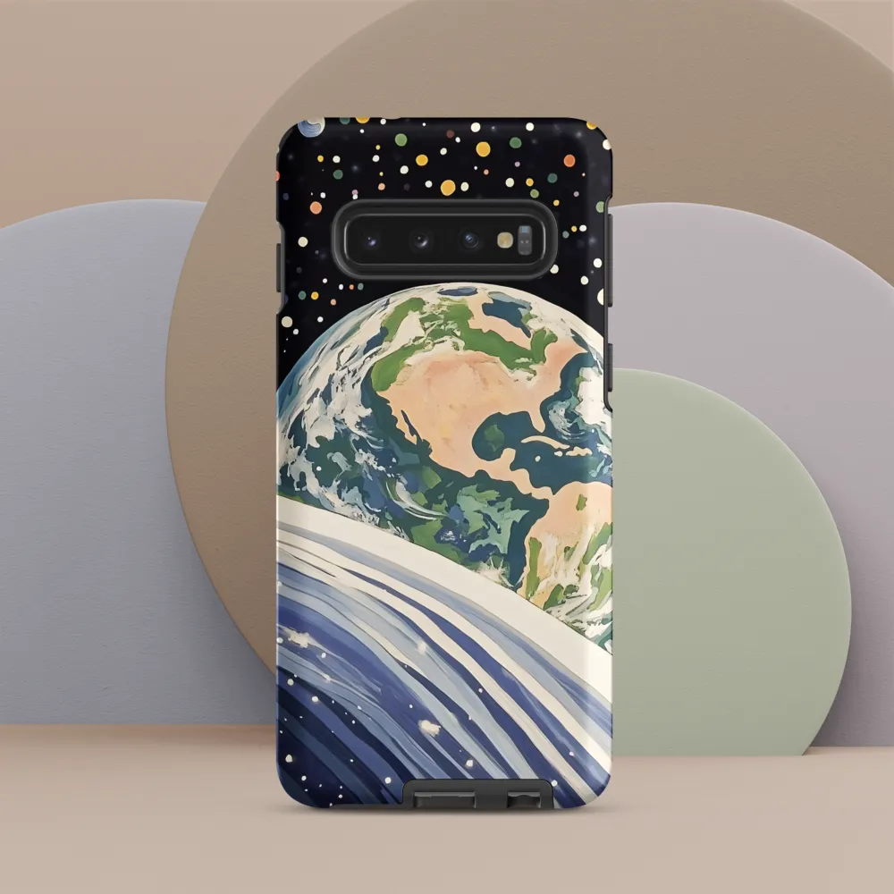 Celestial View: A Surreal Journey Through Space