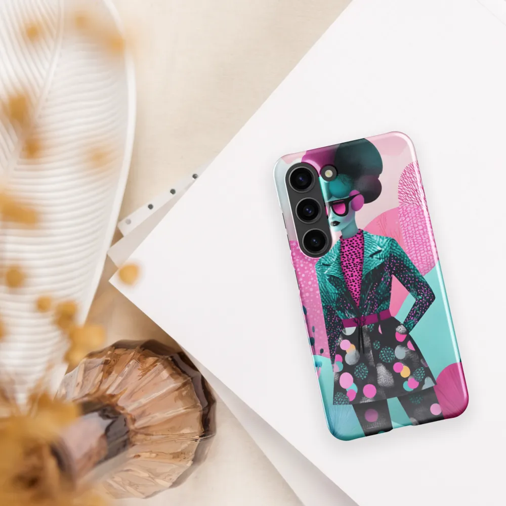 Bold Elegance in Color | Phone Case |  S23 | Snap Case | Glossy