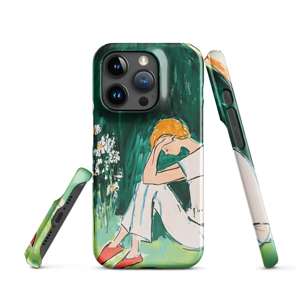 Silent Sorrow | Phone Case |  15 Pro | Snap Case | Glossy