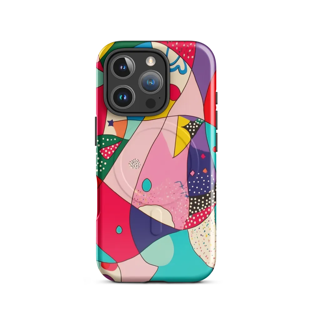 Playful Geometry in Color | Phone Case |  16 Pro | MagSafe® Tough Case | Glossy