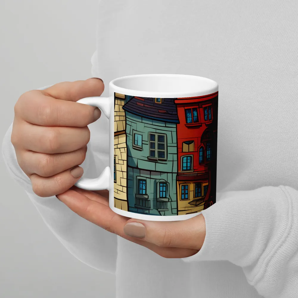 Whimsical Urban Mosaic | Mugs | Multiple Sizes & Colors