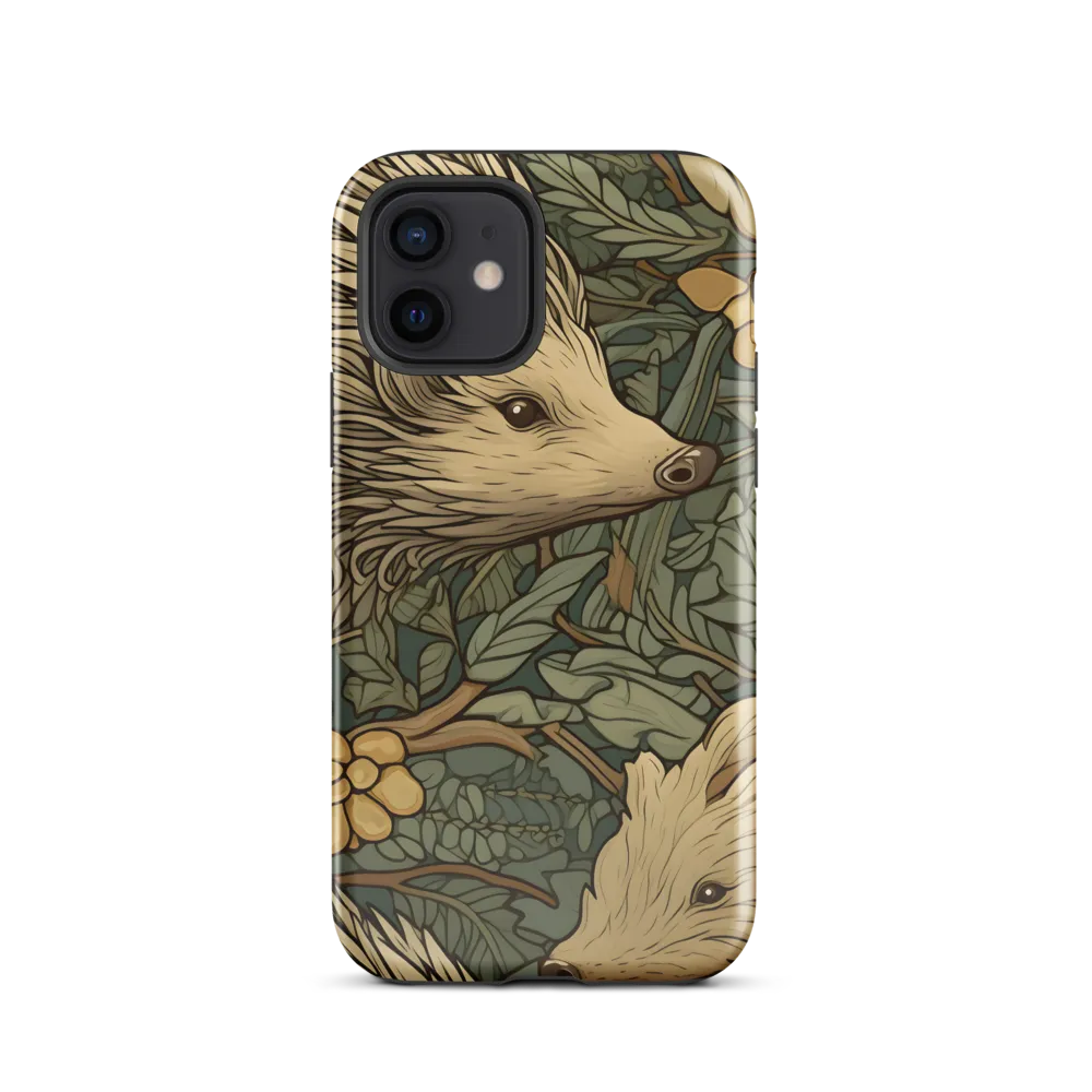 Whimsical Hedgehog Garden | Phone Case |  12 | Tough Case | Glossy