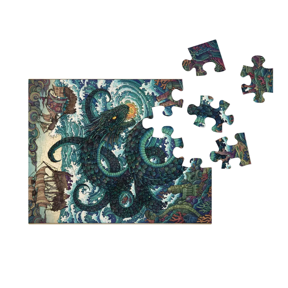 Leviathan's Spiral 
 Jigsaw Puzzle in Tin Box