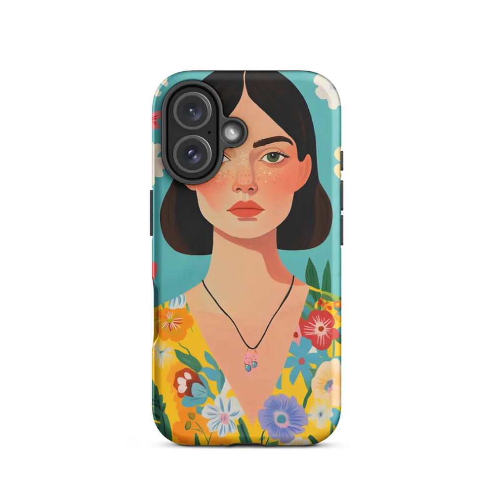 Embracing Nature: A Portrait of Serenity | Phone Case