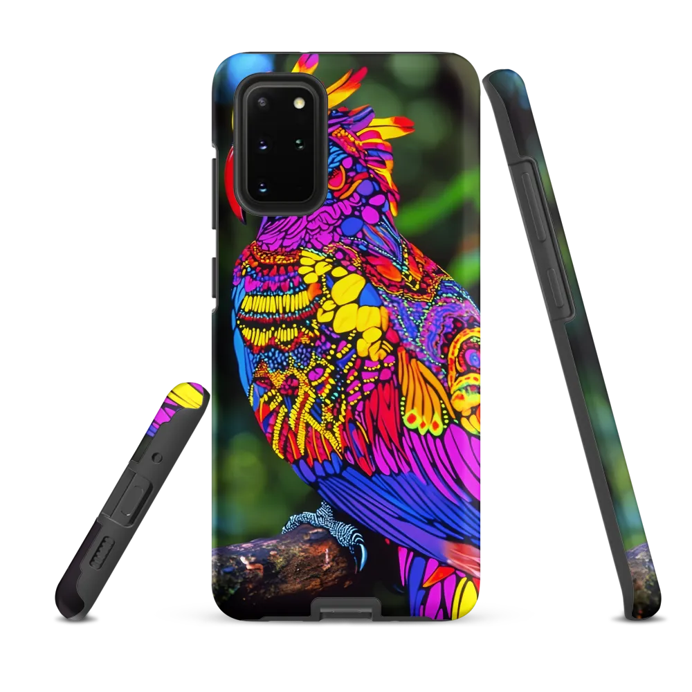 Vibrant Psychedelic Parrot