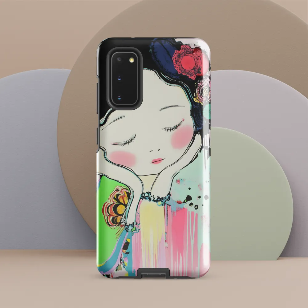 Whispers of Contemplation | Phone Case |  S20 | Tough Case | Glossy