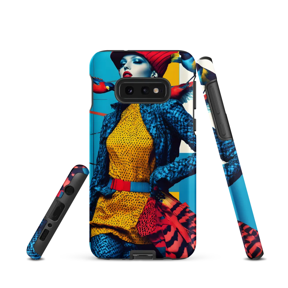 Vibrant Fusion of Nature and Fashion