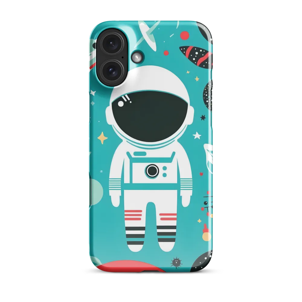 Whimsical Astronaut in Cosmic Wonderland