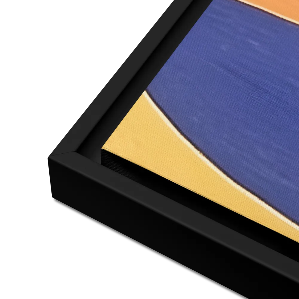 Dynamic Mosaic Symmetry | Canvas with Black Frame | 24″×36″