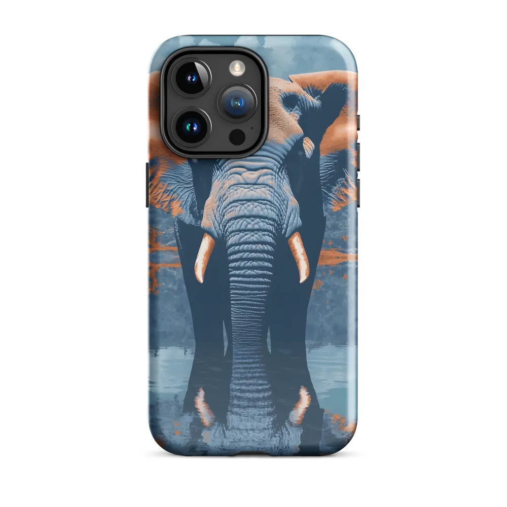 Majestic Reflection: The Elephant's Serenade