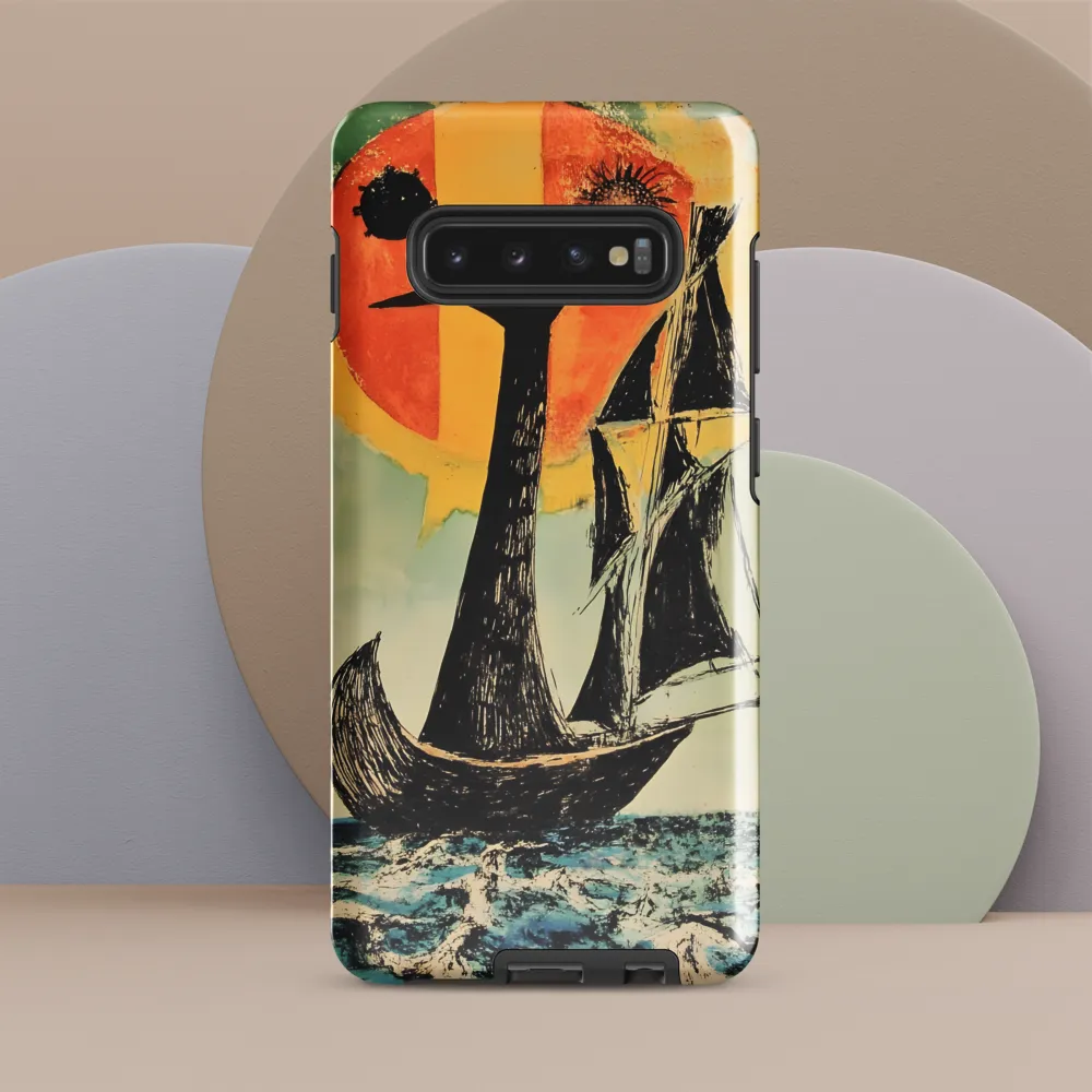 Sailing into the Surreal | Phone Case |  S10 Plus | Tough Case | Glossy