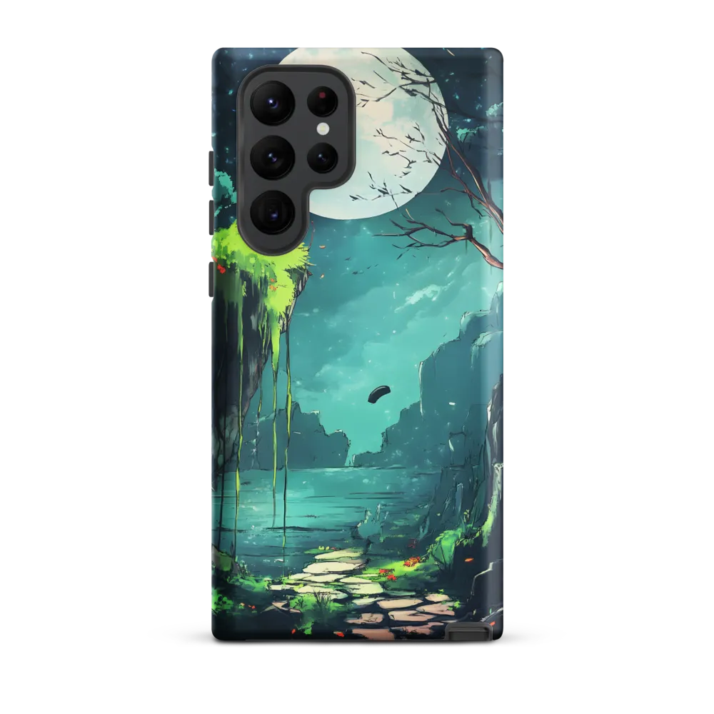 Moonlit Serenity: A Fantastical Landscape