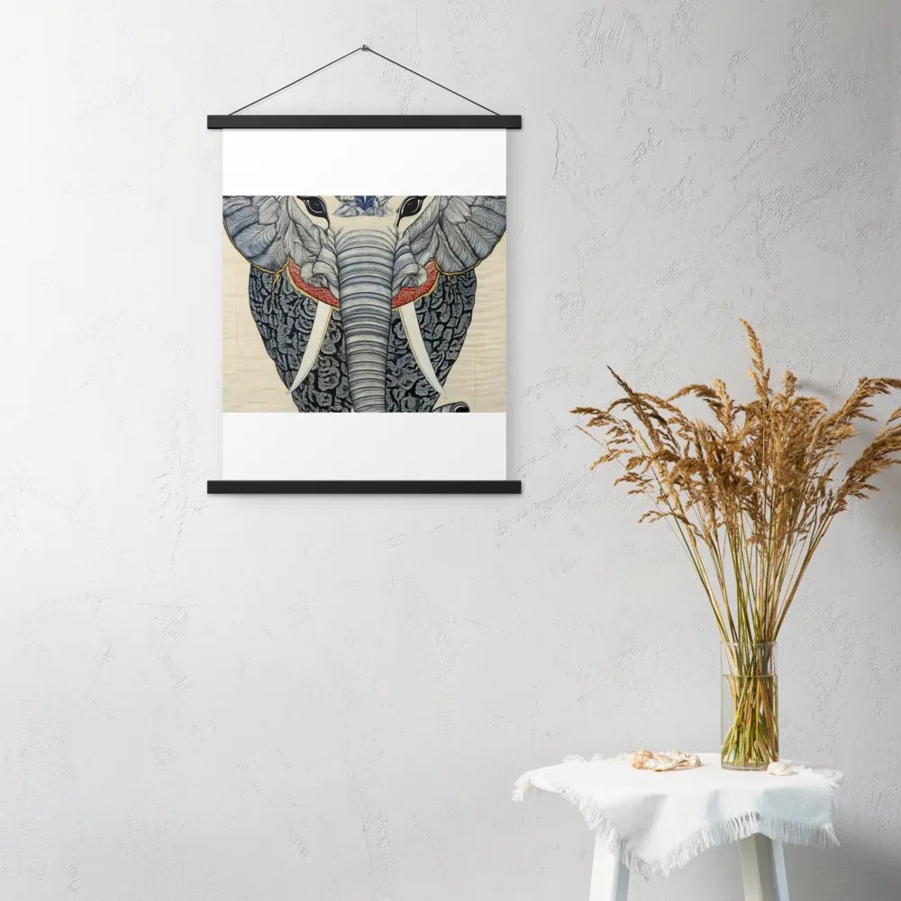 Majesty of the Elephant | Poster With Black Wood Hanger | 18″×24″
