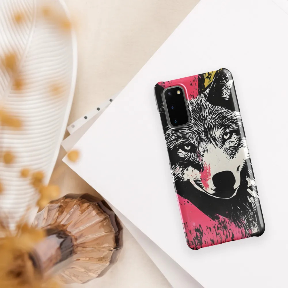 Intense Gaze of the Wolf