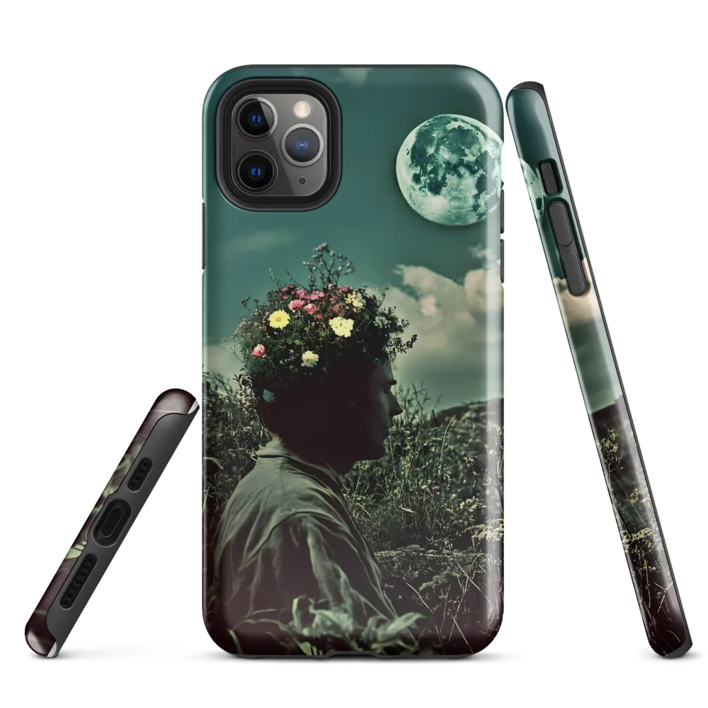 Moonlit Blossom | Phone Case |  11 Pro Max | Tough Case | Glossy