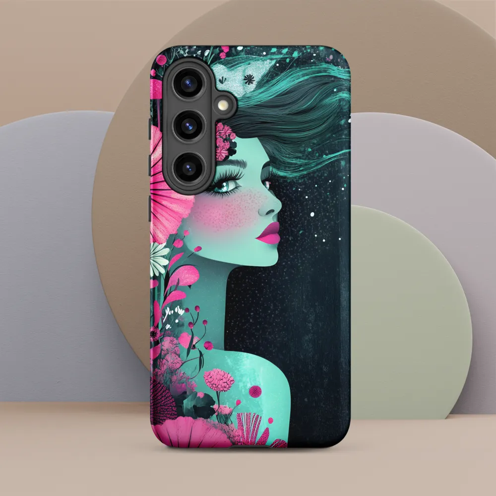 Floral Harmony: Portrait of Serenity