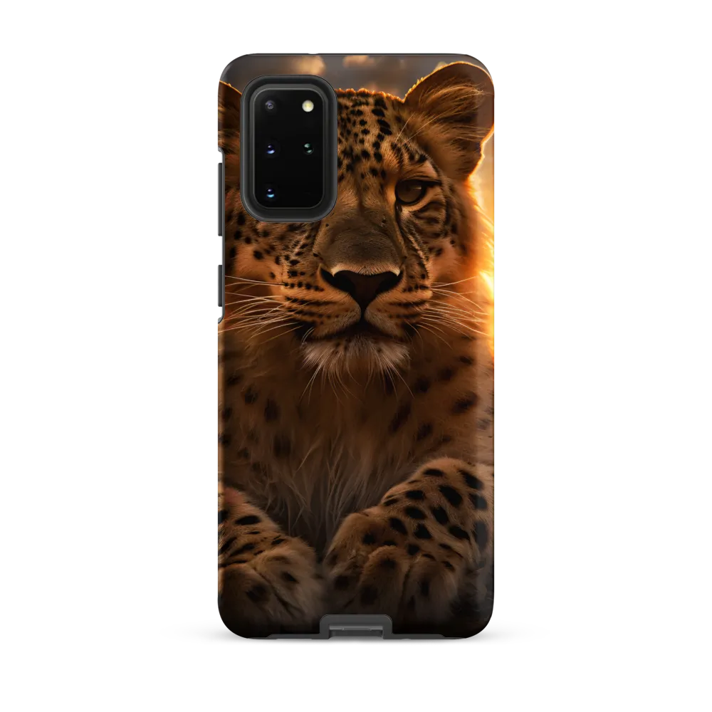 Regal Presence: The Leopard at Sunset