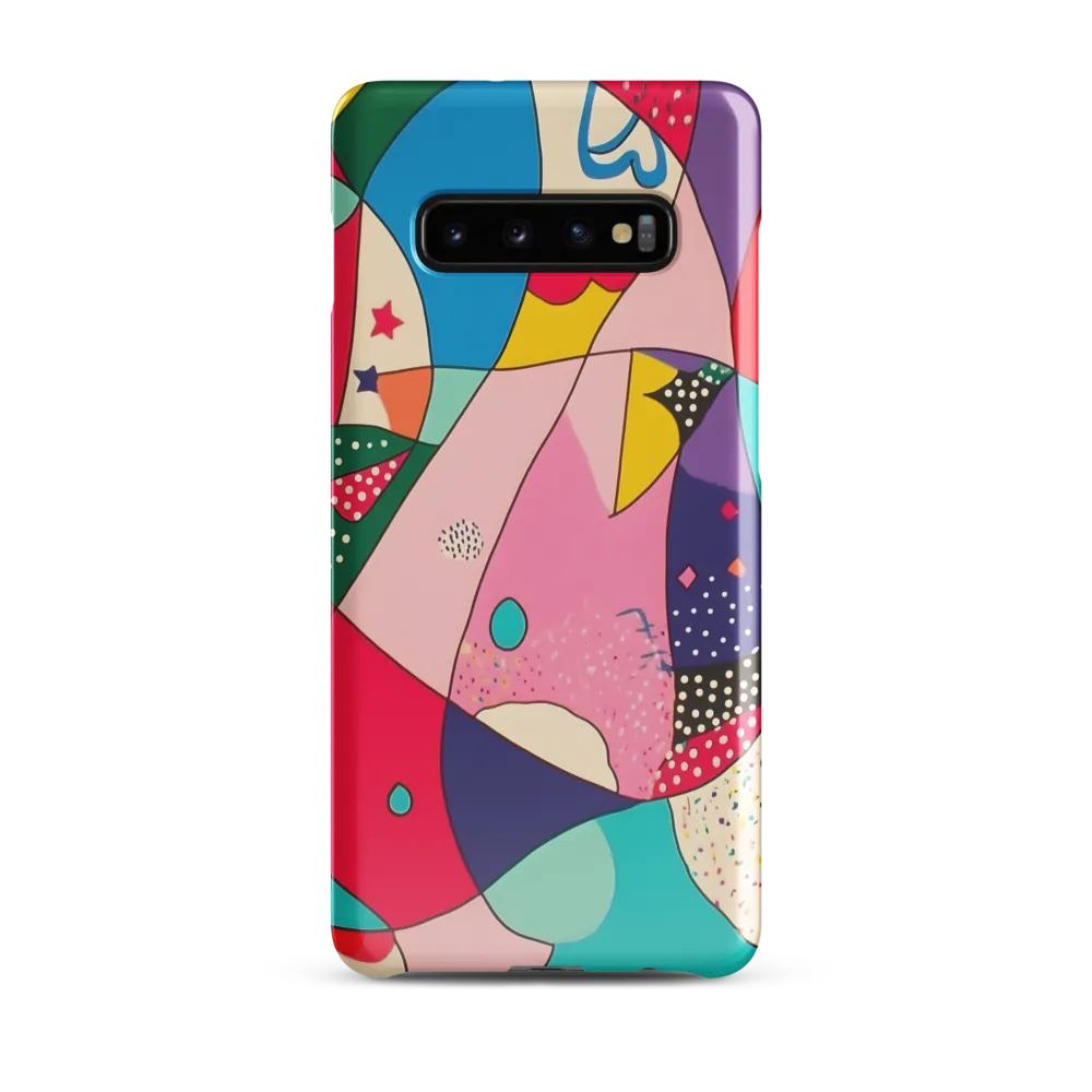 Playful Geometry in Color | Phone Case |  S10 Plus | Snap Case | Glossy