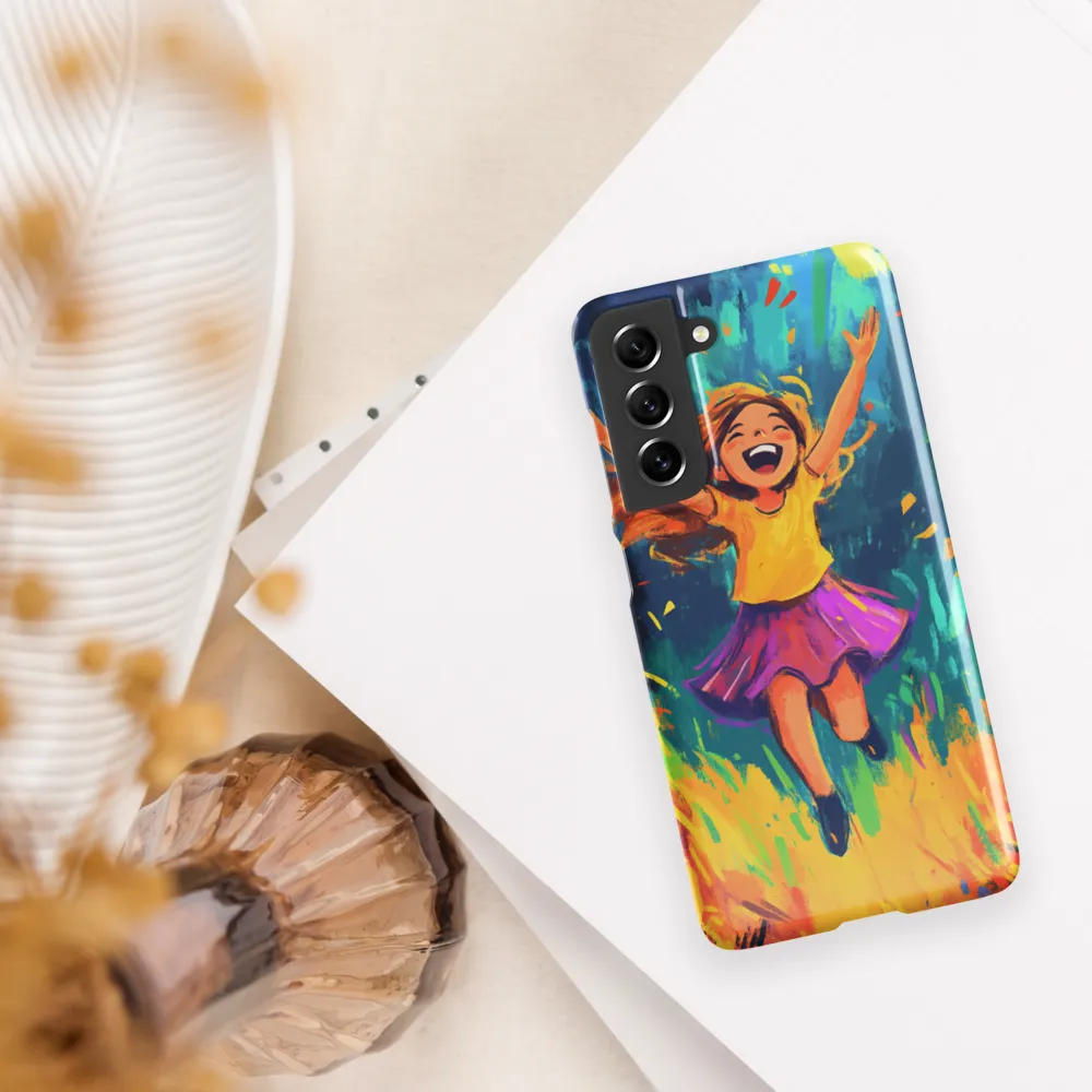 Joyful Escape into Nature | Phone Case |  S21 FE | Snap Case | Glossy
