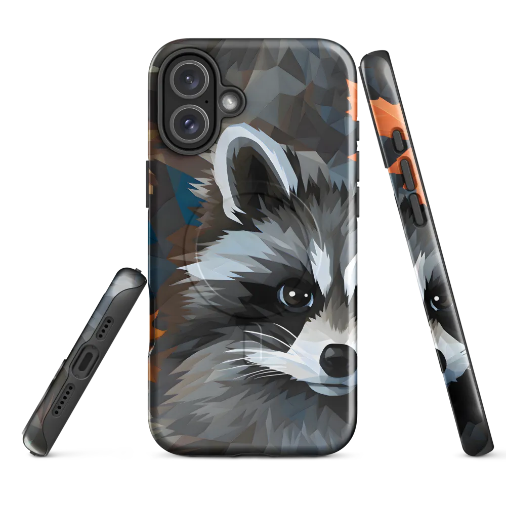 Whispers of Autumn: The Raccoon's Gaze
