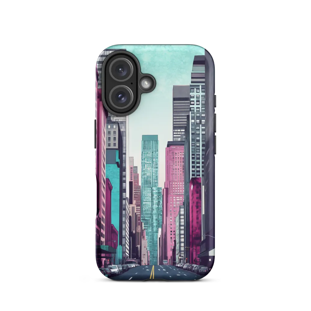 Urban Vibes: A Modern Cityscape | Phone Case |  16 | Tough Case | Matte