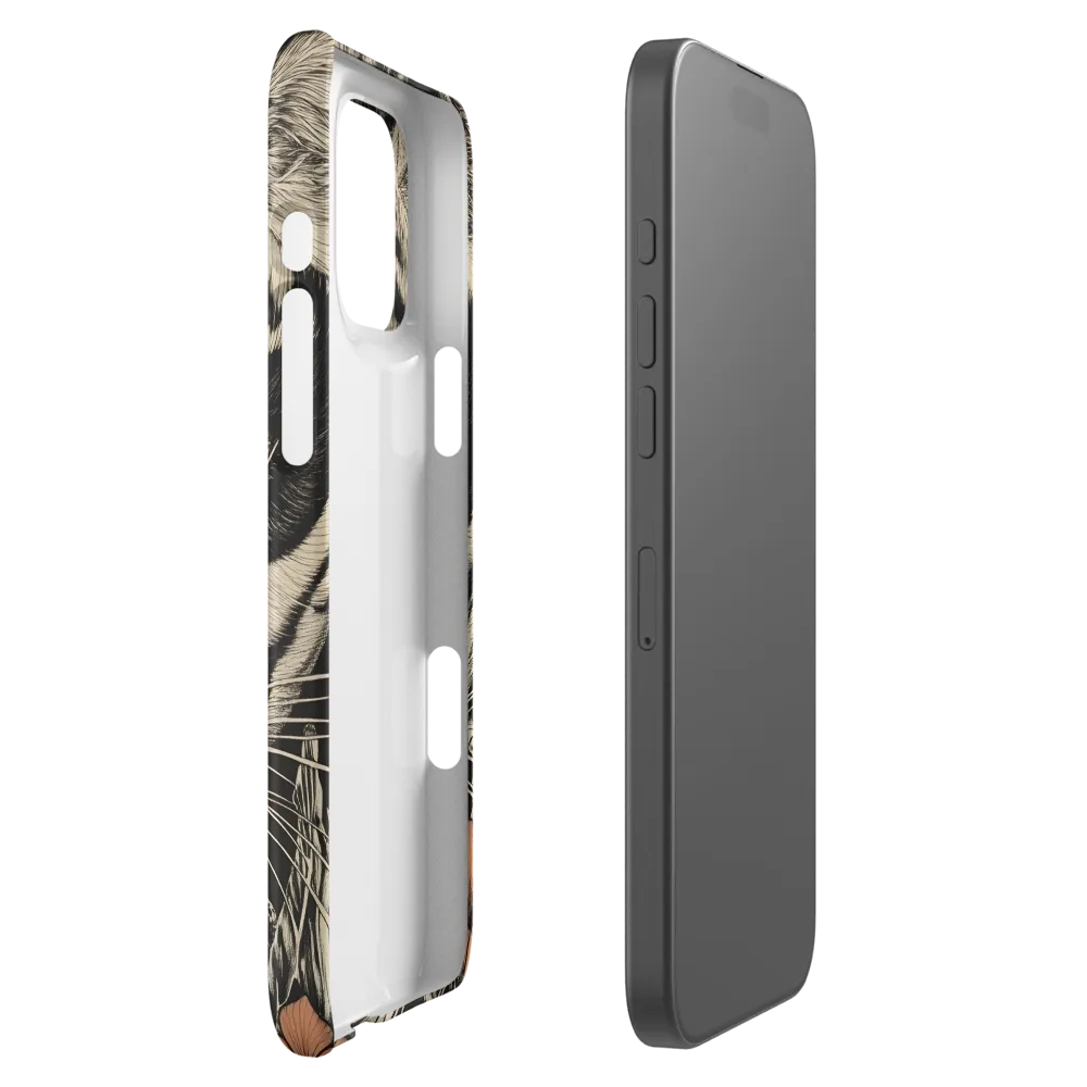 Feline Majesty: The Human-Leopard Connection | Phone Case |  16 Pro Max | Snap Case | Matte