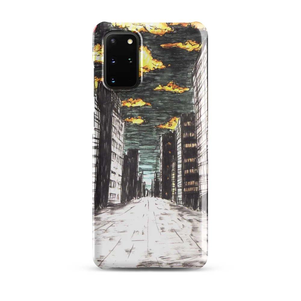 Eclipsed Cityscape | Phone Case |  S20 Plus | Snap Case | Glossy